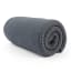 Thread Office Knitted Cotton Throw - charcoal