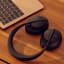 Bose NC700 Noise Cancelling Wireless Headphones - Black on the desk