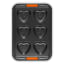 Le Creuset Non-Stick Conversation Heart Tray, 6 Cup