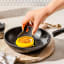 Dreamfarm Flegg Egg Rings, Set of 2 on a pan