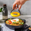 Dreamfarm Flegg Egg Rings, Set of 2 on a pan