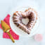 Nordic Ware Elegant Heart Bundt, 10-cup on the table