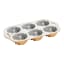 Nordic Ware Heritage Bundtlette Pan, 6 Cup angle