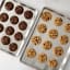 Nordic Ware Prism Half Sheet Baking Tray with cookies