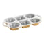 Nordic Ware Geo Bundtlette Pan, 6-Cups angle