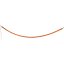 Ticket To The Moon Large Home Hammock - Terracotta Orange angle