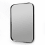 Native Decor Rounded Rectangular Deep Frame Mirror - Black