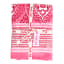 India Ink Pink Medallion Border Tablecloth - 8-Seater