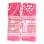 India Ink Pink Medallion Border Tablecloth - 12-Seater