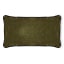 Thread Office Olive Deep Havanna Forest Scatter Cushion with Feather Blend Inner, 40cm x 70cm