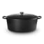 Le Creuset Signature 14 Litre Oval Casserole, 40cm - Matte Black