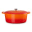 Le Creuset Signature 14 Litre Oval Casserole, 40cm - Flame