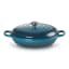 Le Creuset Signature 4.7 Litre Shallow Casserole, 32cm - Deep Teal