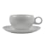 Omada Irregular Porcelain Cup & Saucer angle