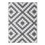 India Ink  Charcoal Aztec Rug