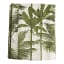 India Ink Green Zanzibar Palm Kantha Stitched Throw - Single