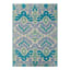 India Ink Green & Blue Ancient Ikat Rug