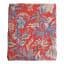 India Ink Red Jai's Floral  Kantha Stitched Throw  - Double