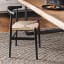 Hertex HAUS William Dining Chair - Ink by the dining table