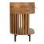 Hertex HAUS Stockholm Nightstand - Nutmeg angle