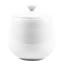 Jenna Clifford Embossed Lines Sugar Pot, 275ml - Super White
