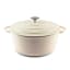 Sagenwolf Enamelled Cast Iron Casserole Pot, 28cm - Gloss White