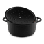 Sagenwolf Enamelled Cast Iron Casserole Pot, 28cm - Matt Black angle