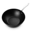 Sagenwolf Titanium Series Non-Stick Wok with Lid, 32cm - Black angle