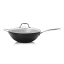 Sagenwolf Titanium Series Non-Stick Wok with Lid, 32cm angle