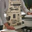 Ulster Weavers Oil Cloth Baking Apron worn in the kitchen