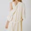 The T Shirt Bed Company The Maxi Gown in Mylk - Small detail