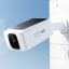 Eufy S40 SoloCam 2K Solar Powered Spotlight Security Camera on the wall