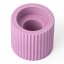 Alkaline Small Ribbed Candle Holder - Radiant Orchard top view