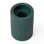 Alkaline Medium Ribbed Candle Holder - Rain Forest  top view