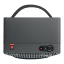 Kenwood Dual Heating Gas & Electric Heater, GHE30.000BK angle