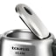 Taurus Silver Sizzle Kettle and 2-Slice Toaster Set - Detail Lid 