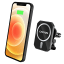 Canyon CH-15 Magnetic Car Holder and Wireless Charger showing how your phone would attach to the charing block  