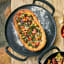 Le Creuset Alpine Round Outdoor Pizza Pan, 35cm with pizza
