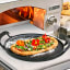 Le Creuset Alpine Round Outdoor Pizza Pan, 35cm with pizza