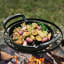 Le Creuset Alpine Round Outdoor Skillet, 25cm with food
