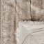 Hertex HAUS Furrow Faux Fur Throw - Chinchilla detail