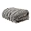 Hertex HAUS Furrow Faux Fur Throw - Wolf