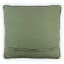 Thread Office Green Space Yarn Striped Woven Scatter Cushion with Feather Blend Inner, 60cm x 60cm back view