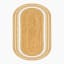 Thread Office Oval Braided Jute Rug, 200cm x 300cm