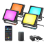 Govee RGBICWW LED Smart Flood Lights, Set of 4
