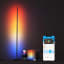 Govee RGBICW Smart LED Corner Floor Lamp in a room