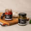 Pekel Chilli Relish Gift Box, Set of 2 on the kitchen counter with garlic