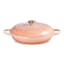 Le Creuset Peche Signature 3.5 Litre Shallow Casserole, 30cm