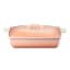 Le Creuset Peche Stoneware Heritage Rectangular Baking Dish with Lid, 33cm