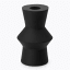 Thread Office Iron Black Candle Holder - Short